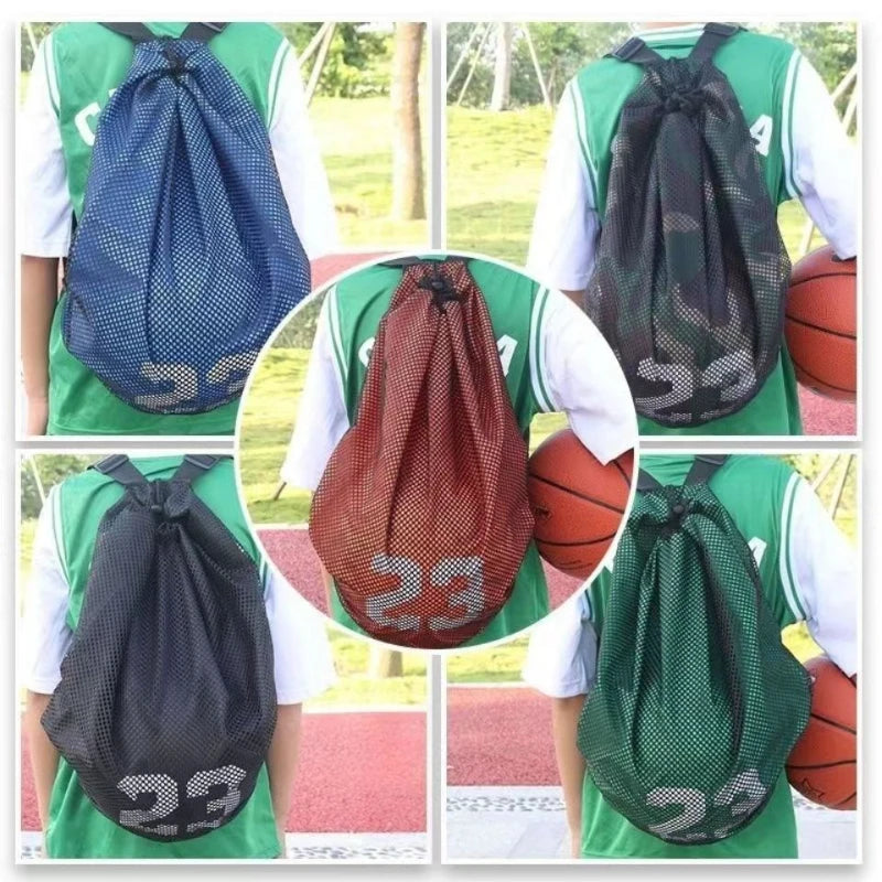 Basketball BagBasketball BagTraining Sports Backpack Fitness Backpack Storage BagFootball Volleyball Net Pocket Bag ShopOnlyDeal