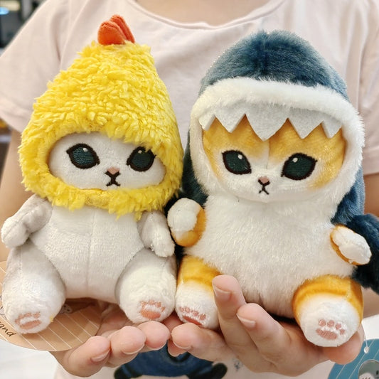 Cute Shark Cat Fried Shrimp Cat Plush Doll Pendant Doll Beautiful Room Car Bag Decoration Pendant Opening Holiday Gift ShopOnlyDeal