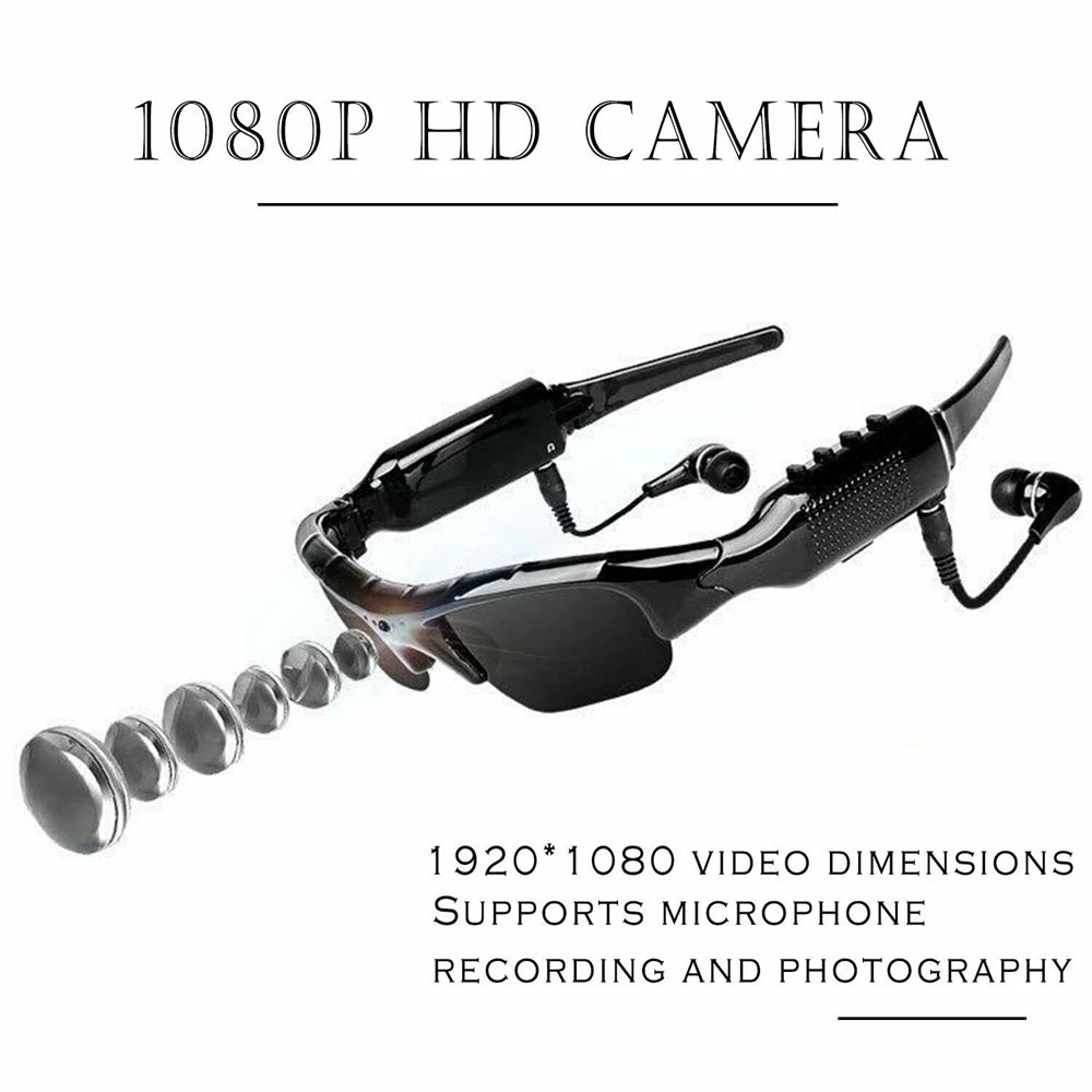 HD 1080P Polarized Lens Glasses Camera - Sports Sunglasses Video Recorder for Action and Security ShopOnlyDeal