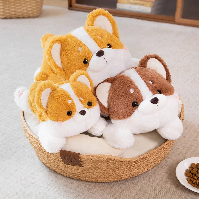 New Corgi Dog Plush Toy - Cute Kawaii Stuffed Soft Doll - Sofa Cushion - Accompany Pillow - Toys Gift ShopOnlyDeal