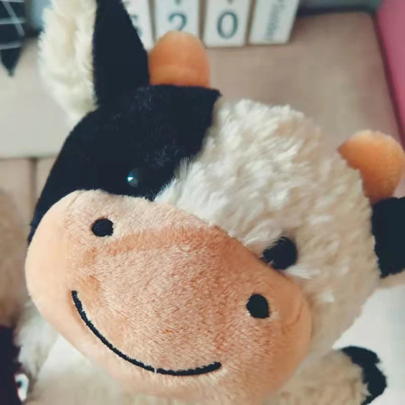 Soft Plushie Cow Toys 23/30cm Stuffed Animal Milk Cattle Dolls For Kids Appease Toy Cute Cow Nap Plush Pillow Gifts For Friends ShopOnlyDeal