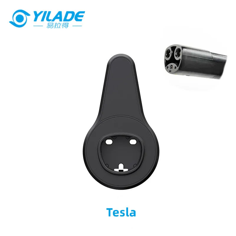 EV Charger Cable Holder for SAEj1772 Type 1 / Type 2 / Tesla / GBT - Wall-Mount Electric Car Charger Connector Nozzle Holster Dock ShopOnlyDeal