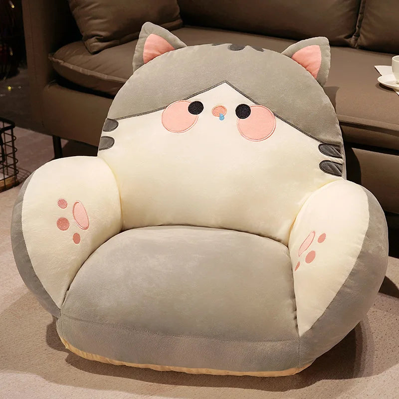 Cute Cartoon Lazy Sofa Chair Plush Seat Cushion - Kids' Furniture Protector - Soft and Anti-Slip Pillow Pads ShopOnlyDeal