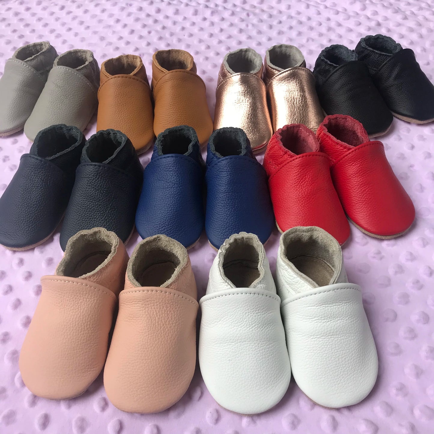 Soft Cow Leather Bebe Baby Shoes: Newborn Booties for Infant Toddler Moccasins - Ideal First Walkers' Slippers ShopOnlyDeal