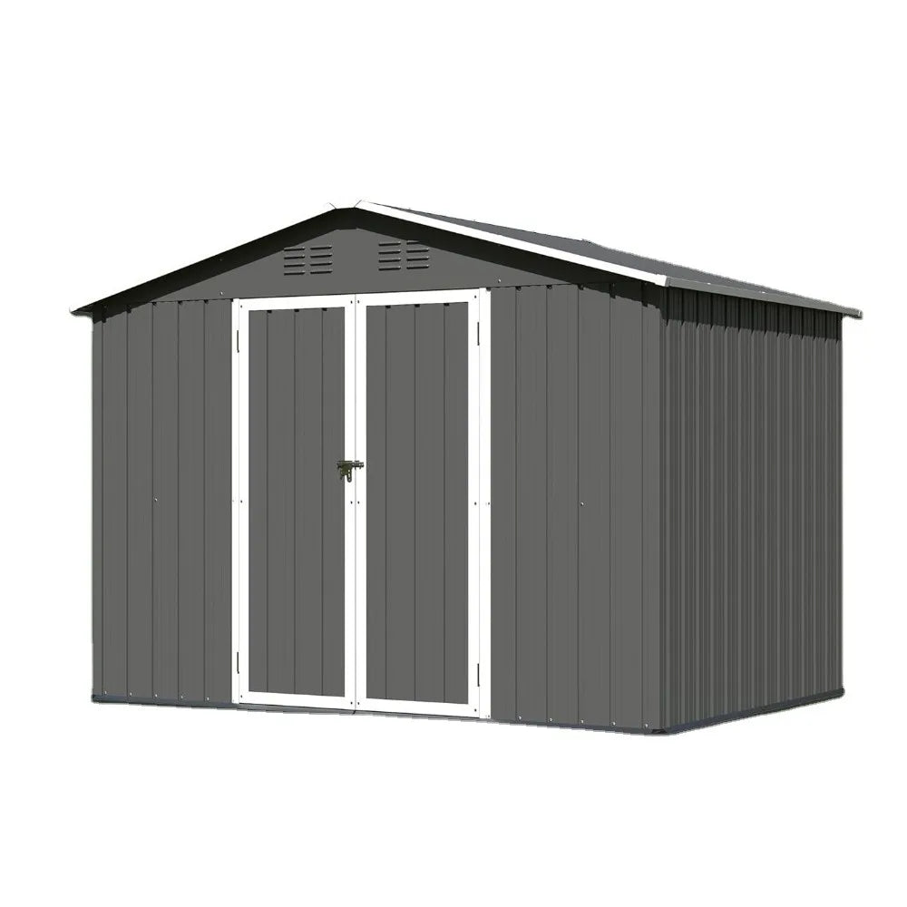 Outdoor Warehouse Backyard Storage Shed With Double Lock Door Can Be Used as a Bicycle Shed Garden Buildings Supplies Home ShopOnlyDeal