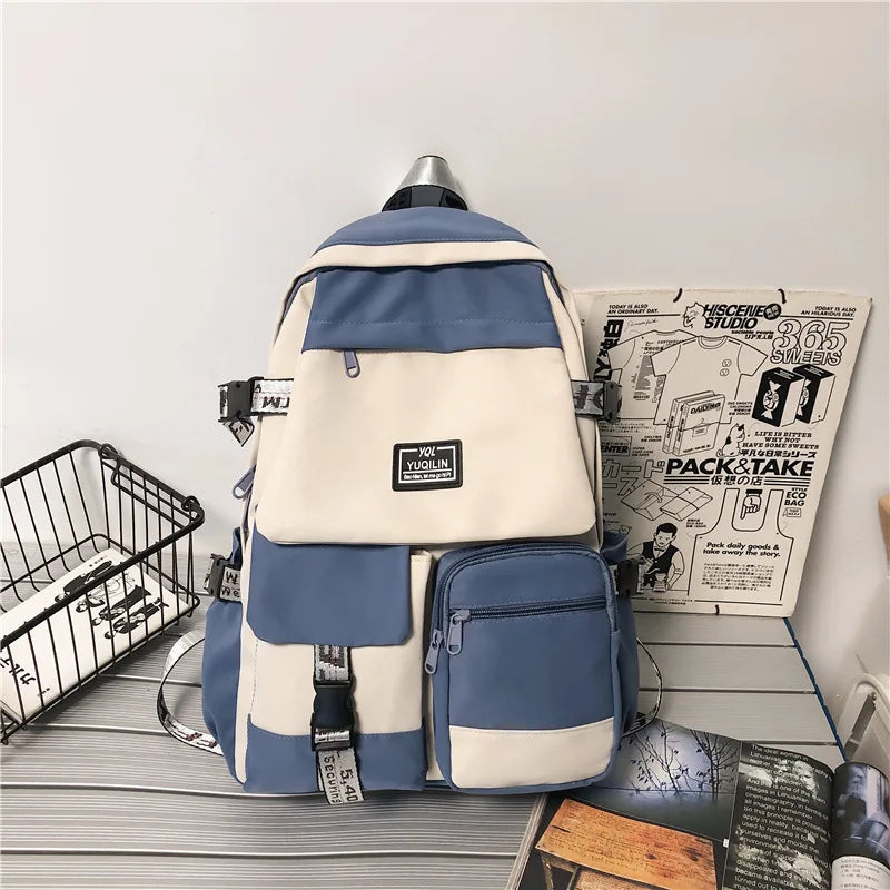 Kawaii Korean schoolbag female student backpack large capacity fashion boy backpack computer bag femal school backpack  school bags ShopOnlyDeal