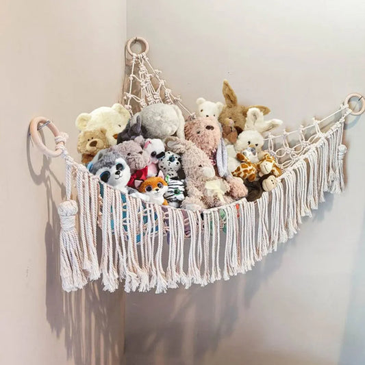 Animal Hammock Animals With Light Pet Net For Animals Corner Hanging Stuffed Animal Storage Holder Net For Kids Room ShopOnlyDeal