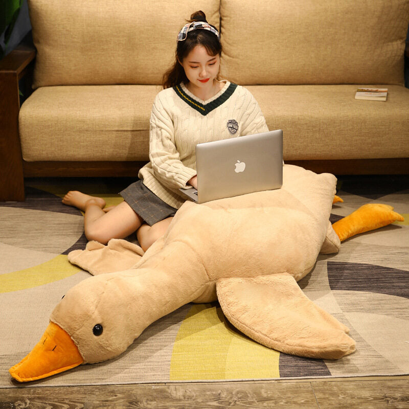 Huge Cute Goose Plush Toys Big Duck Doll Soft 50-190cm Stuffed Animal Sleeping Pillow Cushion Christmas Gifts for Kids and Girls ShopOnlyDeal