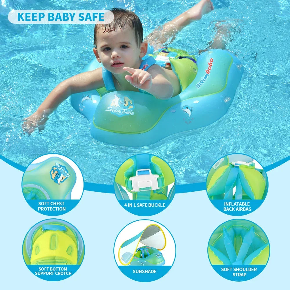 New Upgraded Baby Swimming Float | Inflatable Infant Swim Ring | Summer Bathing Circle Toy for Toddlers ShopOnlyDeal