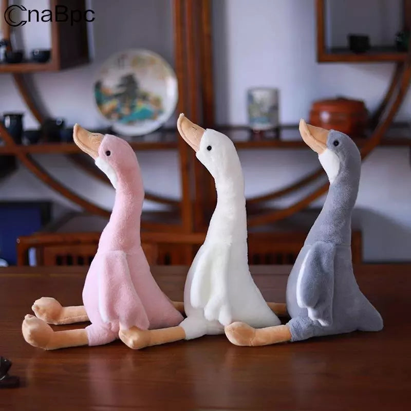 35cm Cute Long Neck Goose Stuffed Plush Doll Soft Stuffed Dolls Plushie Animals Toys For Kids Baby Children Birthday Gifts ShopOnlyDeal