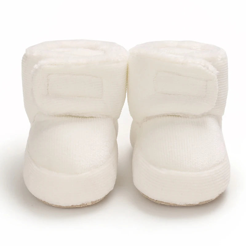 Winter Boots Baby Boy Girl Booties Snow Soft-sole Anti-slip Warm Flat Infant First Walker Baby Crib Shoes Corduroy boots 0-18M ShopOnlyDeal