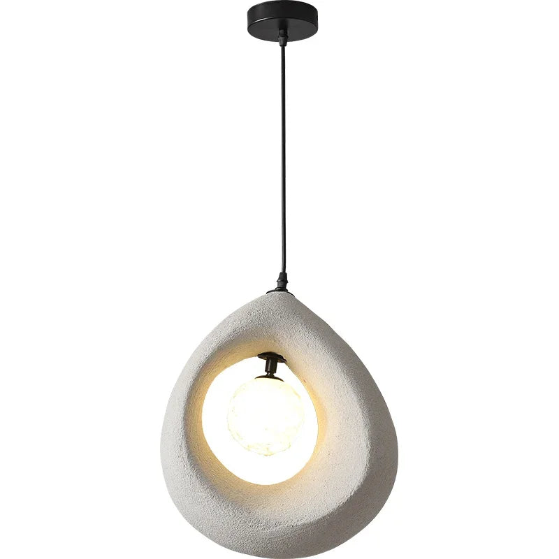 Japanese Wabi Sabi Pendant Lights Minimalist Bedroom Kitchen Island G9  LED Chandeliers Living Room Hanging Lamps ShopOnlyDeal