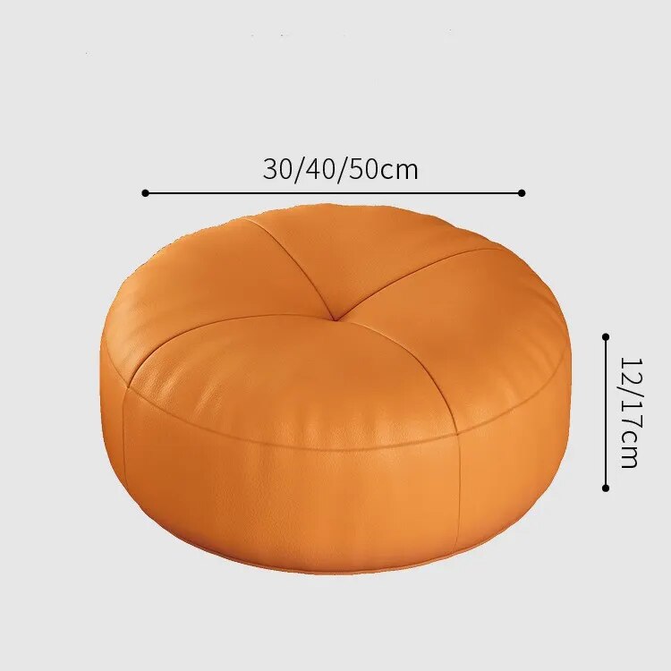 Japanese Cushion Simple Nappa Leather Lazy Person Tatami Futon Living Room Sofa Small Stool Balcony Bay Window Cushion ShopOnlyDeal