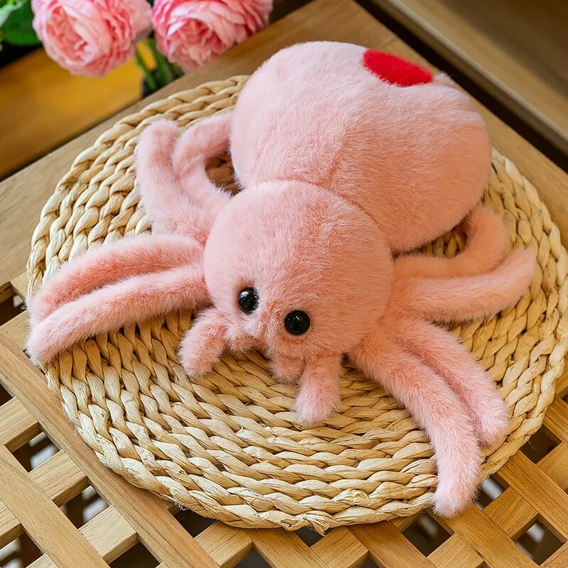 Simulation Black Spider Jumping Spider Doll Crawling Pet Doll Plush Cute Reptile Plush Toy Super Cute Doll ShopOnlyDeal