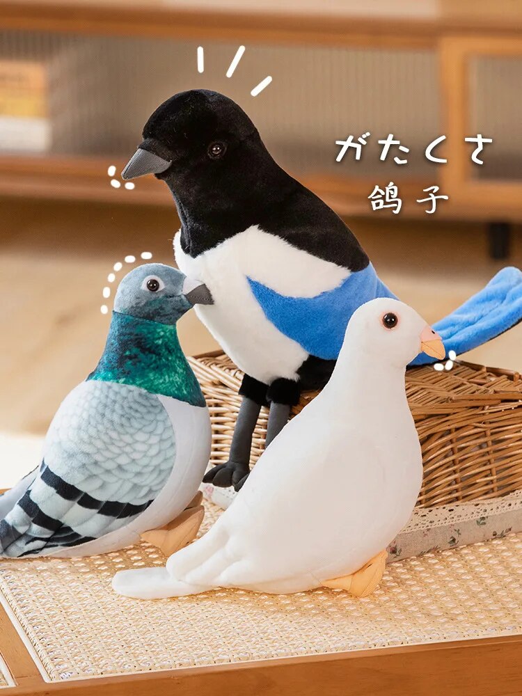 Simulation Pigeon Plush Toy Cartoon Birds Peace Dove Doll Doll Children Doll Gift Wholesale ShopOnlyDeal