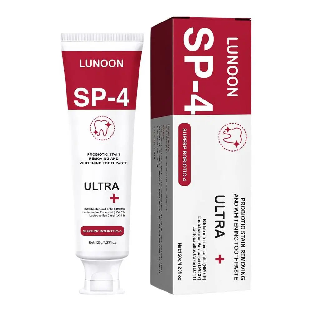 Sip-4 Probiotic Whitening Toothpaste Brightening & Stain Removing Sp-4 Probiotic Toothpaste Fresh Breath Teeth Whiten Toothpaste ShopOnlyDeal