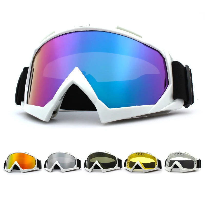 Skiing Goggles Windproof Cycling Motorcycle Goggles Winter Anti-Fog Snowboard Ski Glasses Ski Mask Tactical Goggle Sunglasses ShopOnlyDeal