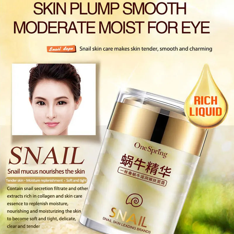 Snail Face Cream + Retinol Eye Massage Roller Serum 2PCS Whitening Face Cream Anti Wrinkles Eye Bags Korean Skin Care Products ARTISCARE Authorized Store