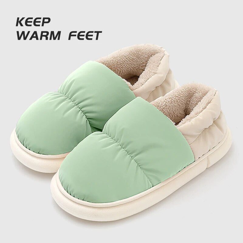 Snow Boots Women's 2023 New Winter New Faux Cashmere Lovers Shoes Warm Plush Boots Thickened Cotton Shoes Outdoors Men's ShopOnlyDeal