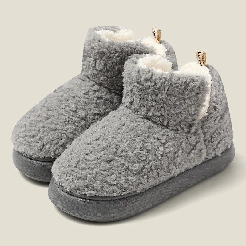 Snow Boots Women's 2023 New Winter New Faux Cashmere Lovers Shoes Warm Plush Boots Thickened Cotton Shoes Outdoors Men's ShopOnlyDeal