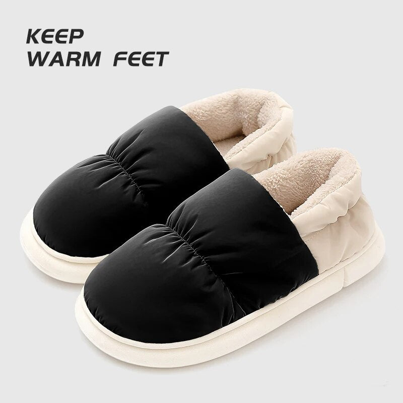 Snow Boots Women's 2023 New Winter New Faux Cashmere Lovers Shoes Warm Plush Boots Thickened Cotton Shoes Outdoors Men's ShopOnlyDeal