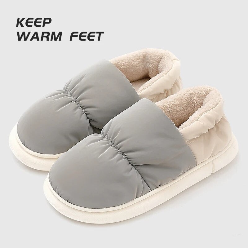 Snow Boots Women's 2023 New Winter New Faux Cashmere Lovers Shoes Warm Plush Boots Thickened Cotton Shoes Outdoors Men's ShopOnlyDeal