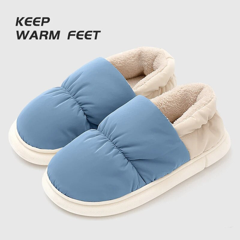 Snow Boots Women's 2023 New Winter New Faux Cashmere Lovers Shoes Warm Plush Boots Thickened Cotton Shoes Outdoors Men's ShopOnlyDeal