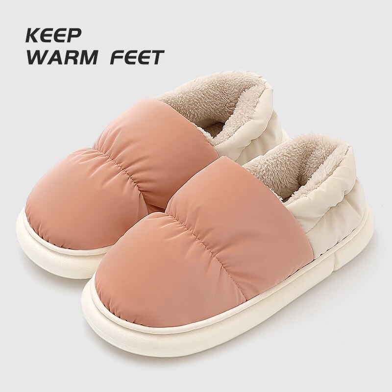 Snow Boots Women's 2023 New Winter New Faux Cashmere Lovers Shoes Warm Plush Boots Thickened Cotton Shoes Outdoors Men's ShopOnlyDeal