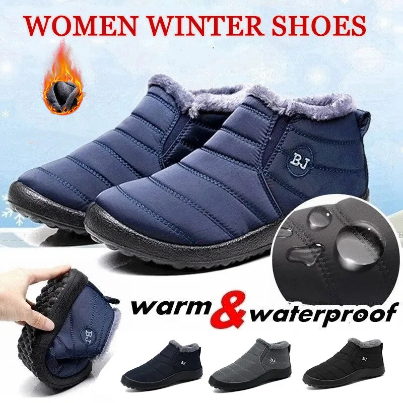 Snow Men Boots Plush Mens Shoes Comfortable Winter Boots For Men Male Men Shoes Waterproof Men's Shoes Army Work Boots Footwear Sexy Club Store