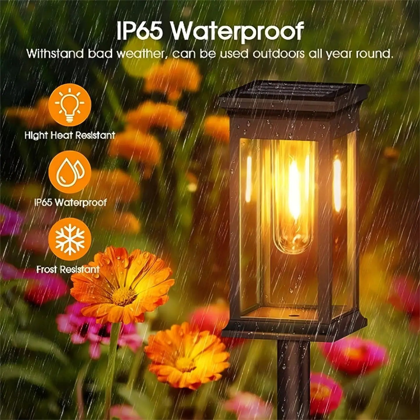 Solar Pathway Lights Outdoor - Waterproof Landscape Lights for Walkway Driveway Lawn Patio Garden Decor ShopOnlyDeal