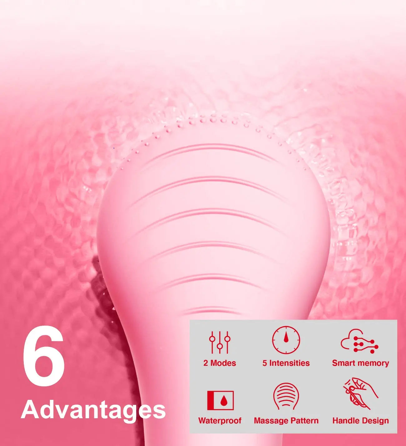 Sonic Facial Cleansing Brush Waterproof Electric Face Cleansing Brush Device for Deep Cleaning Cutesliving Store