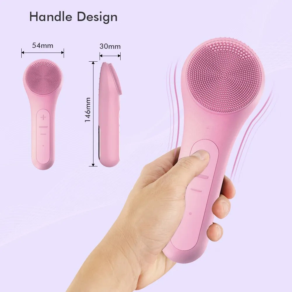 Sonic Facial Cleansing Brush Waterproof Electric Face Cleansing Brush Device for Deep Cleaning Cutesliving Store