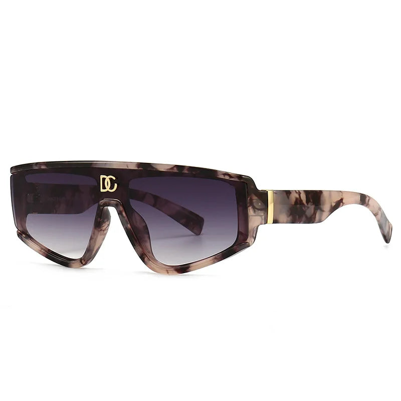 Cool Sunglasses for Women 2024 Rimless Square Shiny Sun Glasses Fashion Street Shot Elegant Lady Eyewear ShopOnlyDeal