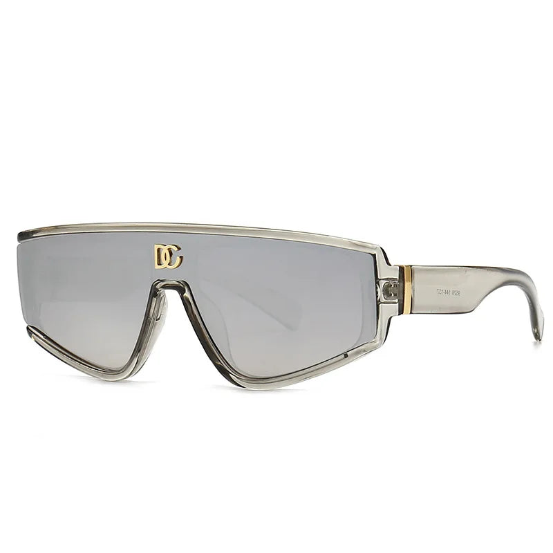 Cool Sunglasses for Women 2024 Rimless Square Shiny Sun Glasses Fashion Street Shot Elegant Lady Eyewear ShopOnlyDeal