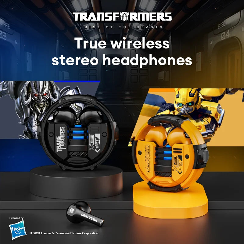 TRANSFORMERS TF-T23 TWS Bluetooth 5.4 Gaming Gamer Earphones High Quality Long Endurance Headphones Music Dual Mode Earbuds ShopOnlyDeal