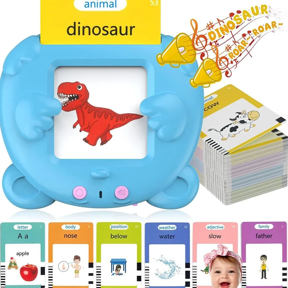 Talking Flash Cards Early Educational Toys  Baby Boys Girls Preschool Learning Reading Machine  Interactive Gift ShopOnlyDeal