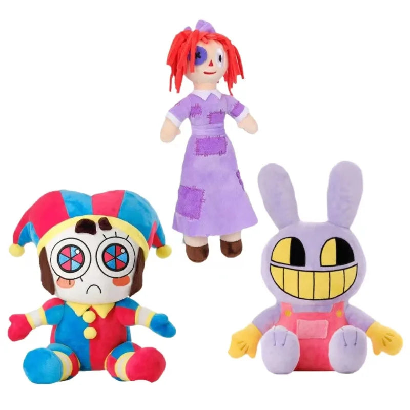 The Amazing Digital Circus Pomni Plush  Clown Ragatha Jax Circus Doll Plushie  Soft Stuffed Animal Toy Christmas Children Gift ShopOnlyDeal