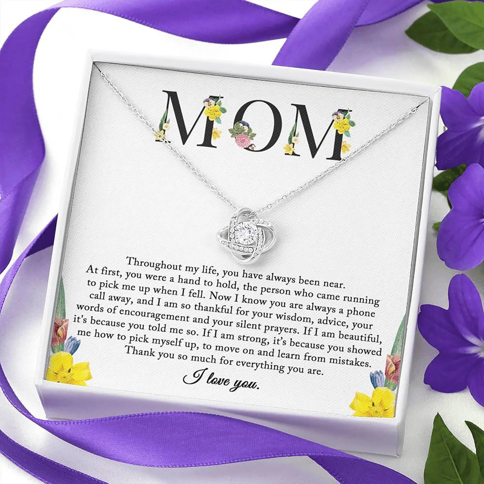 To My Mom Necklace, Sentimental Mom Gift From Daughter, Mom Necklace, Mom Birthday Gift From Daughter, Mother's Day Gift, Christ ShopOnlyDeal