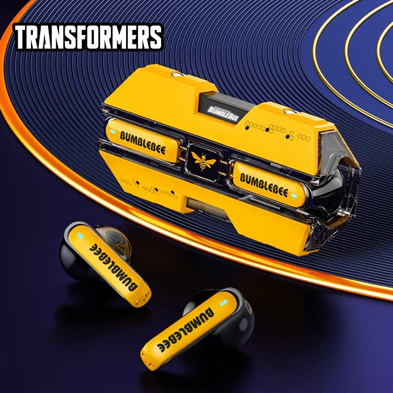 Transformers TF-T01Bluetooth 5.3 Earphone TWS Wireless HIFI Stereo Headset Low Latency Headphones Gaming Music Dual Mode Earbuds ShopOnlyDeal