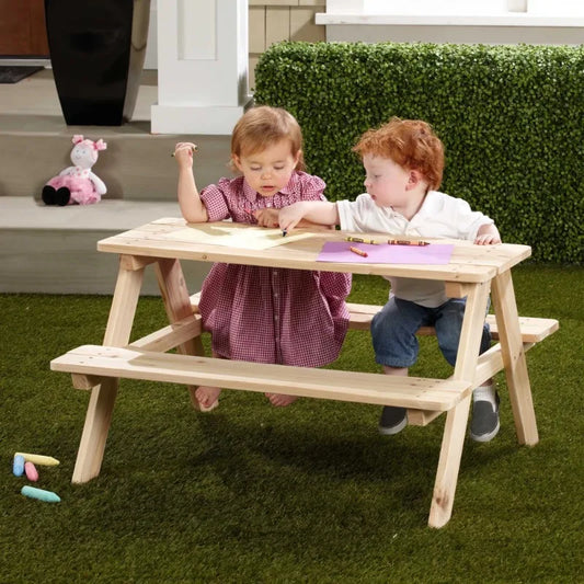 Kids Picnic Table Turtleplay Wooden Children Outdoor Picnic Table Home Goodies For Life Store