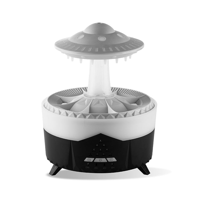 UFO Water Drop Humidifier Rain Cloud Air Humidifier Aromatherapy Essential Oils Aroma Diffuser USB Air Diffuser Mist Maker YOYUN Store