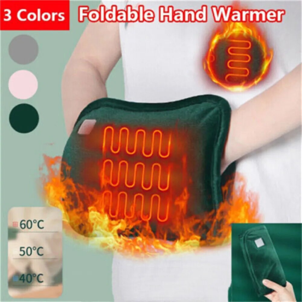 USB Charging Hand Warmer Cold-Proof Electric Heating Pad Flannel Graphene Heat Explosion-Proof Warm Bag Winter Sleeping Pillow ShopOnlyDeal