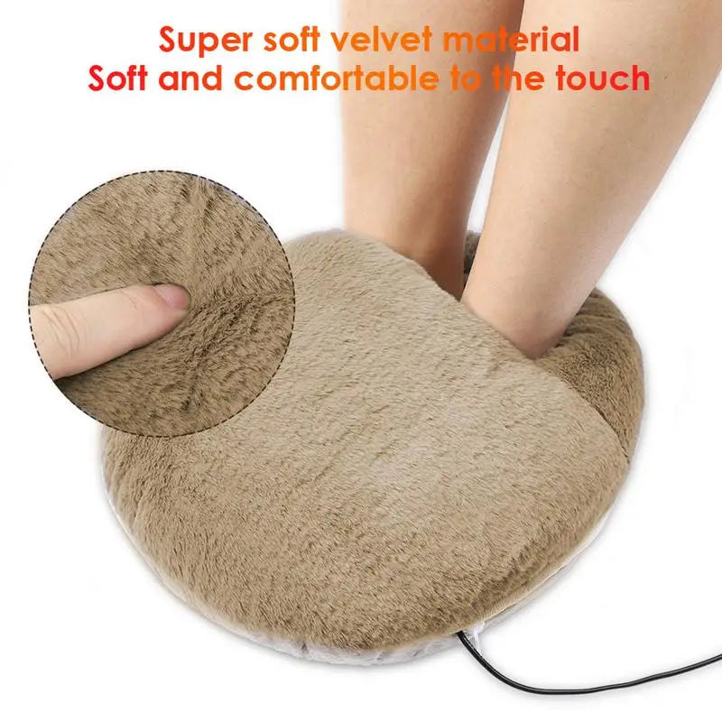 USB Foot Warmer Foot Warmer Heating Pad 3 Levels Of Timing And Temperature Control Feet Warmers Rapid Heating Anti-slip Point Warmth Beauty Life Store