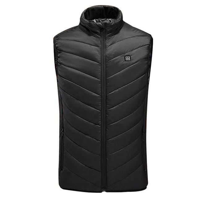 Heated Vest For Men Electric Warm Vest 3 Temperature Settings Jacket Men Winter Thermal Waistcoat For Sports Hiking Camping ShopOnlyDeal