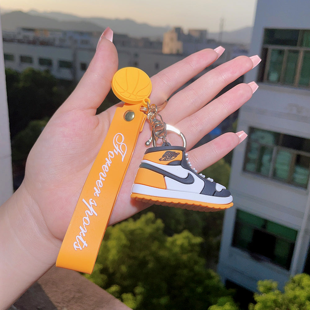 Sneaker Keychain Mini Model Basketball Sneakerhead Shoes Keychain Car Keyring Pendant Men Bag Charm Ornaments Gift Craft ShopOnlyDeal