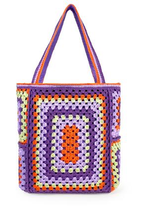 Bohemian Crochet Women Shoulder Bags - Knitting Large Capacity Tote Bag for Casual Style - Lady Handbags, Big Shopper Purses, Summer Beach Bags with a Boho Vibe HISUELY 88 Store