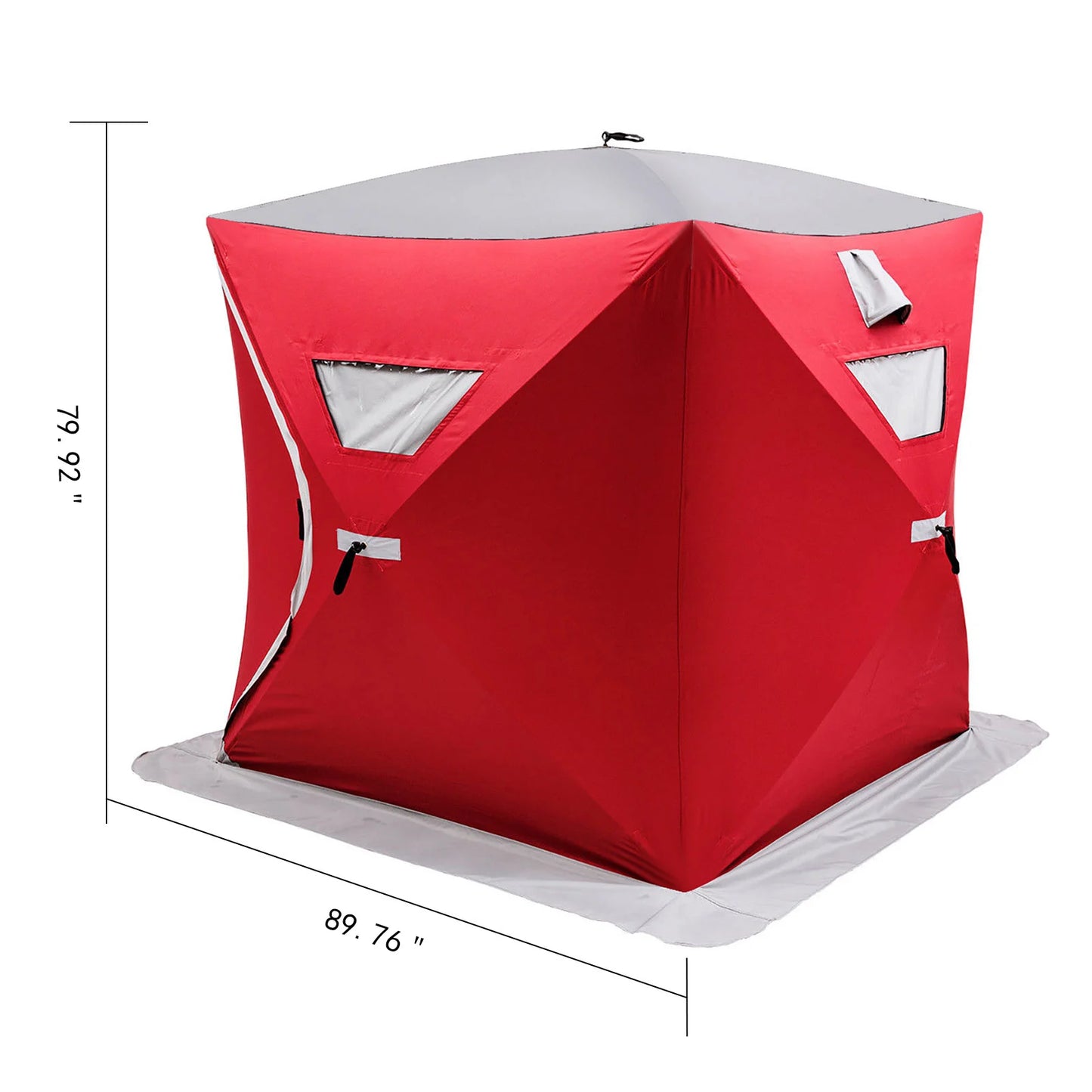 VEVOR Ice Fishing Tent Warm Winter Large Space Thick Camping Outdoor Windproof Waterproof Snow Ultralarge Fishing Camping Tent VEVOR BESTEQUIP Store