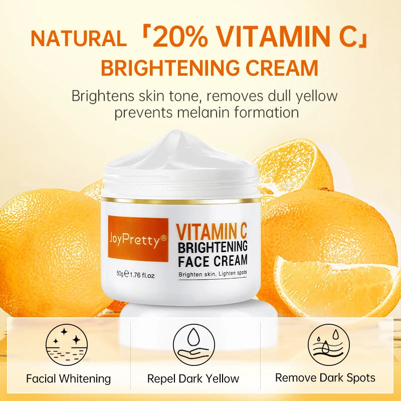 Vitamin C for Face Cream Pigments Dark Spots Removal Whitening Facial Cream Lightening Skin Care Products Beauty Health ShopOnlyDeal