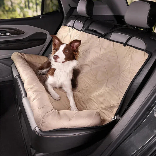 Waterproof Dog Car Seat Cover Pad Double-sided Fabric Kennel Pet Supplies Travel Car Seat Protector Anti-scratch Mat ShopOnlyDeal