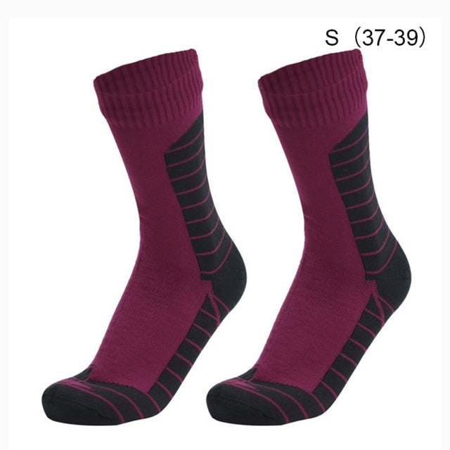 Waterproof Socks Non-Slippery Breathable Long Socks Professional Men Women Socks Snow Insulation Warm Winter ShopOnlyDeal